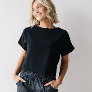 Albion Fit Boss Tee Black Size Medium